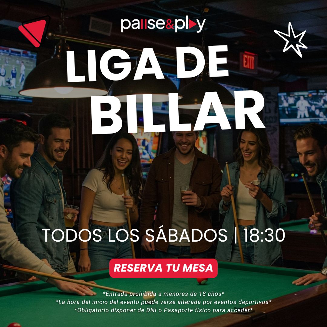 Todos los sábados Liga de Billar