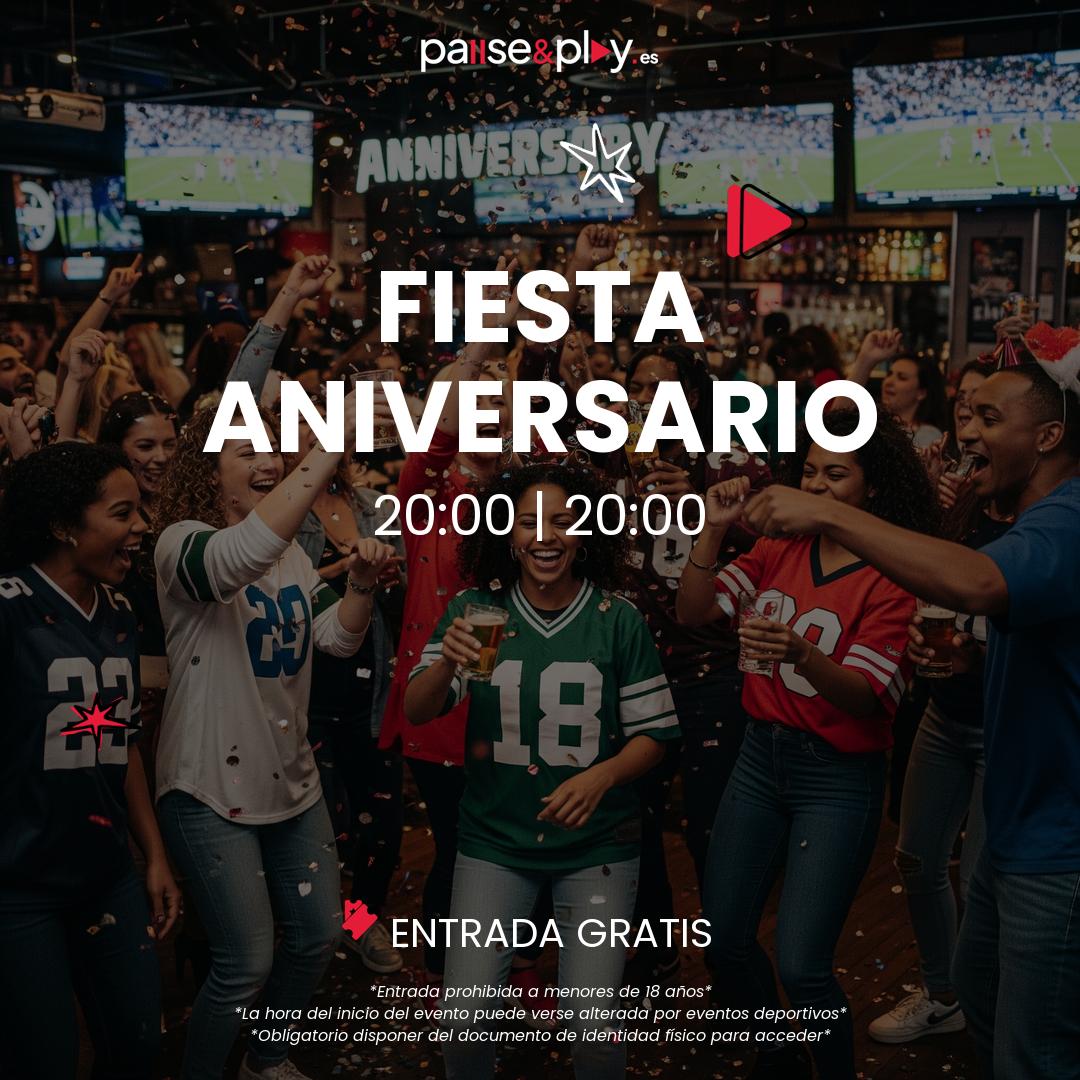 Fiesta aniversario con degustación de jamón