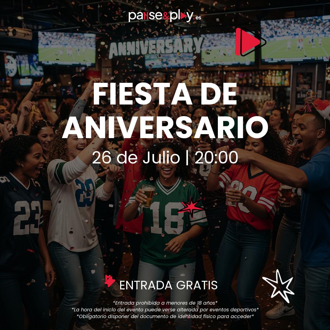Fiesta aniversario con degustación de jamón