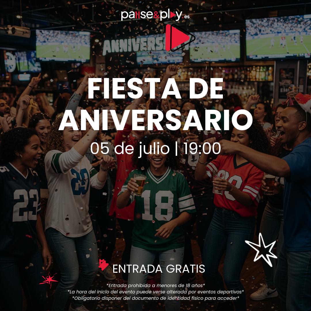 Fiesta aniversario con degustación de jamón