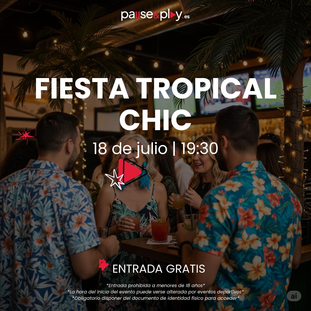 Fiesta Tropical con degustación de jamón y tormenta de premios