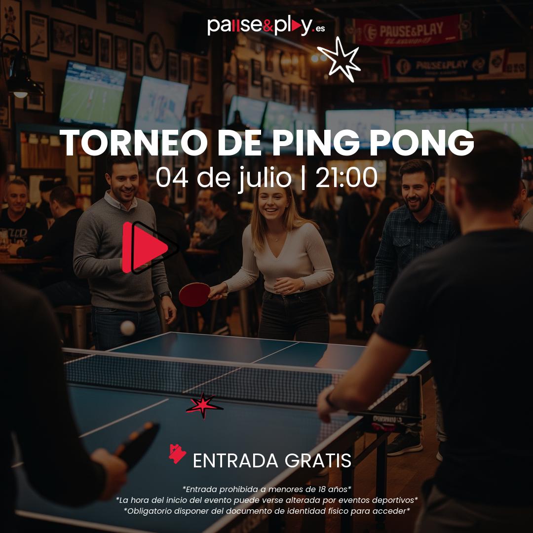 Torneo de ping pong