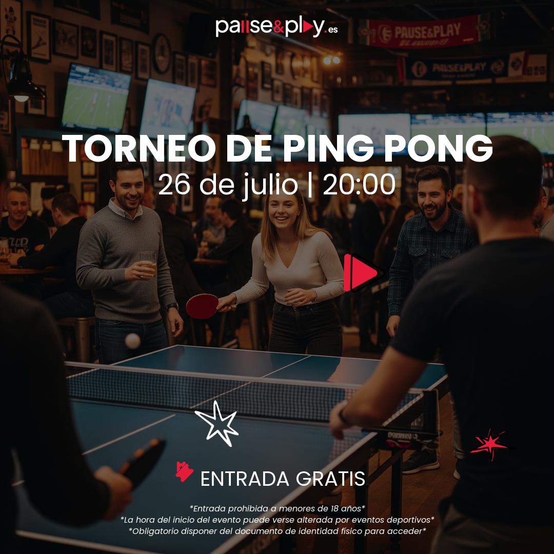 Torneo de ping pong