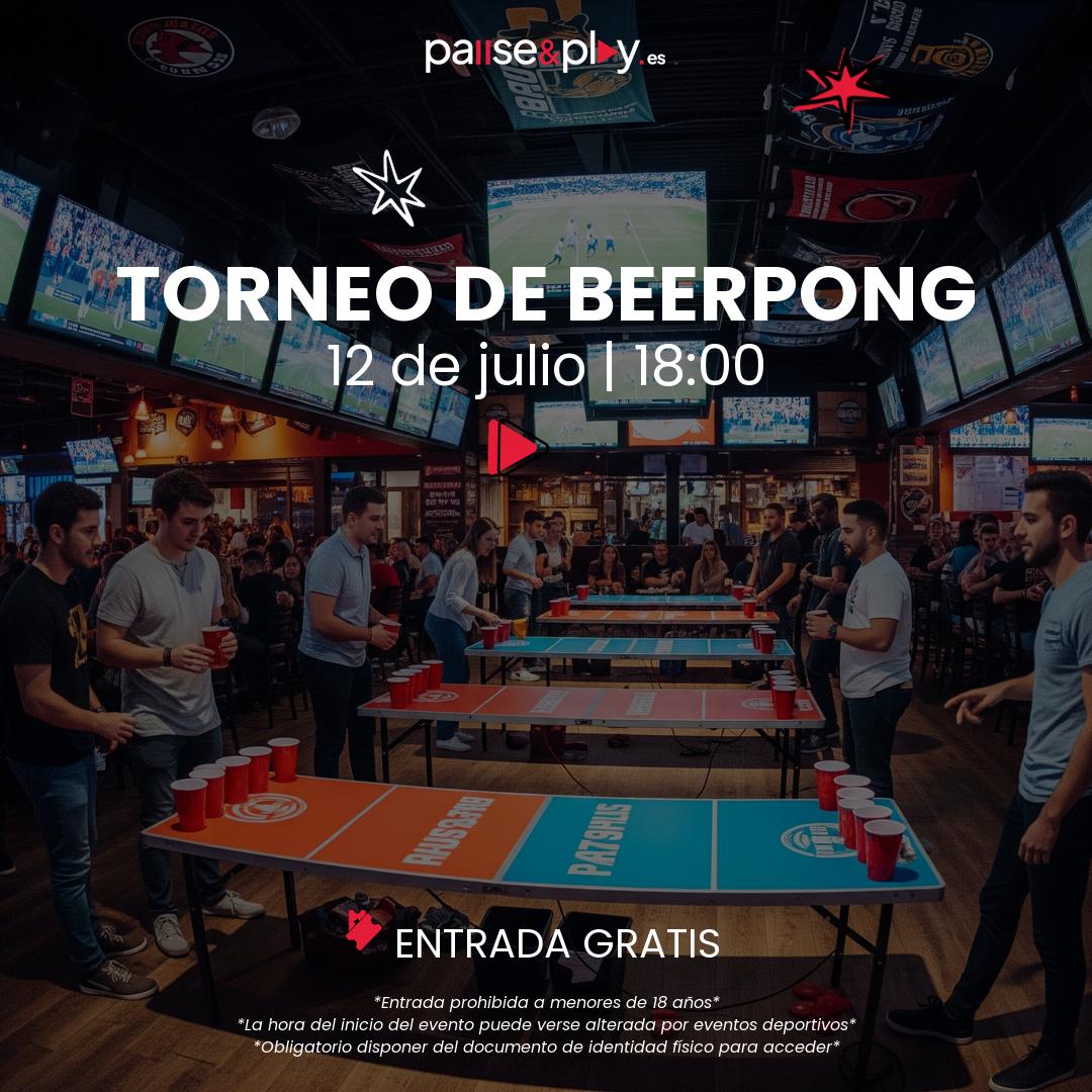 Torneo de Beerpong con Catering y Tormenta de premios